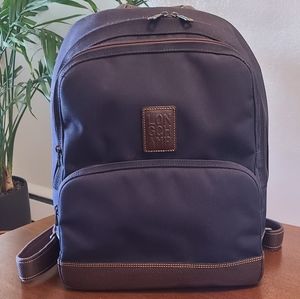 Longchamp Canvas & Leather Backpack